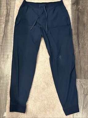 Men's Navy Drawstring Jogger Pants